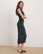 Sylviani Bandana Midi Dress