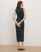 Sylviani Bandana Midi Dress