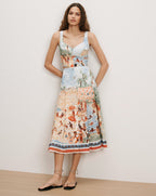 Fynnley Printed Midi Skirt